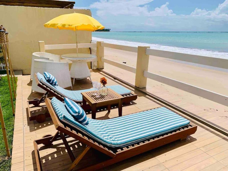 Casa Duplex Beira Mar Com Caseiro De Cortesia Em Maceio 外观 照片